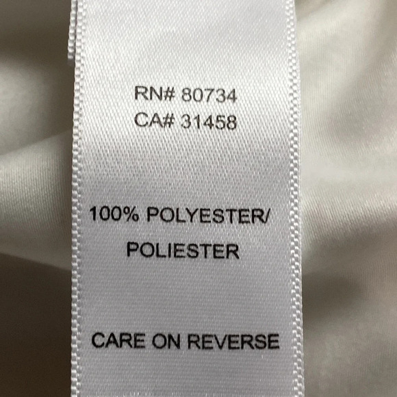 BCBGeneration "NEW" Women's Agean Blue Low V-Neck Satin Dress Size 12 - Picture 7 of 8